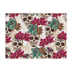 Sugar Skulls & Flowers Tissue Paper Sheets - Large - Heavyweight