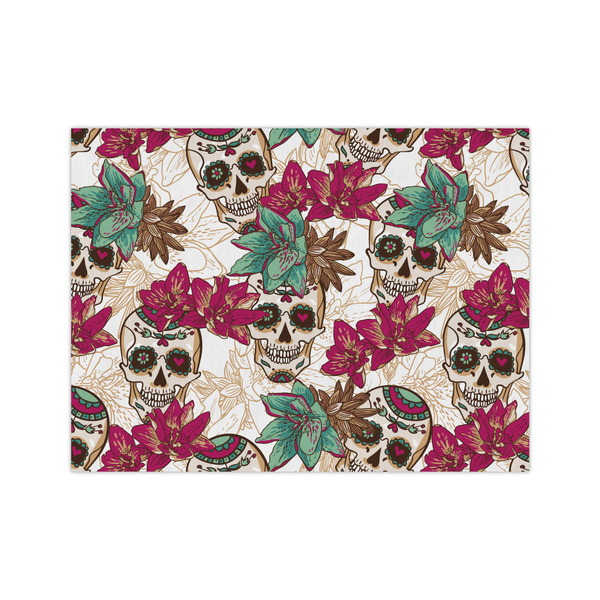Custom Sugar Skulls & Flowers Tissue Paper Sheets - Medium - Lightweight