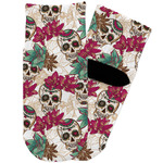 Sugar Skulls & Flowers Toddler Ankle Socks