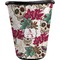 Sugar Skulls & Flowers Waste Basket - Single Sided (Black) (Personalized)