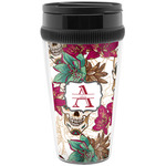Sugar Skulls & Flowers Acrylic Travel Mug without Handle (Personalized)