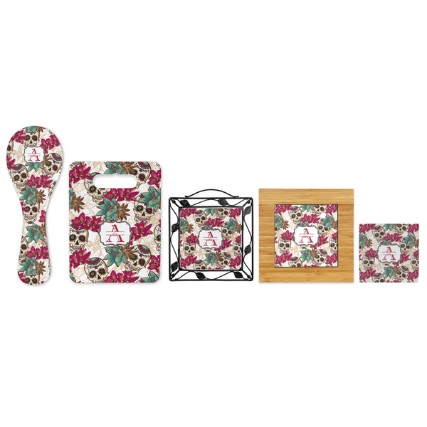 Sugar Skulls & Flowers Trivets