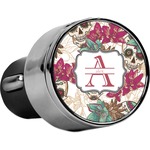 Sugar Skulls & Flowers USB Car Charger (Personalized)