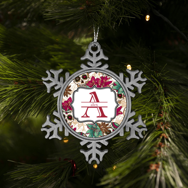 Sugar Skulls & Flowers Vintage Snowflake - (LIFESTYLE)