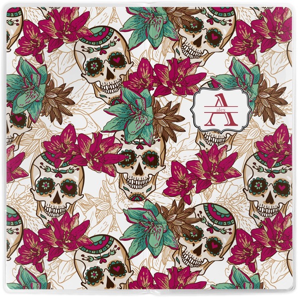 Sugar Skulls & Flowers Vinyl Document Wallet - Apvl
