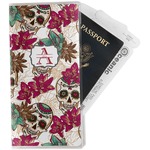 Sugar Skulls & Flowers Travel Document Holder