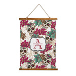 Sugar Skulls & Flowers Wall Hanging Tapestry (Personalized)