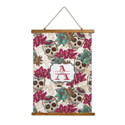 Sugar Skulls & Flowers Wall Hanging Tapestry (Personalized)