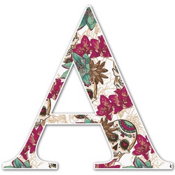 Sugar Skulls & Flowers Letter Decal - Custom Sizes (Personalized)