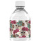 Sugar Skulls & Flowers Water Bottle Label - Back View