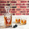 Sugar Skulls & Flowers Whiskey Glass - In Context