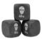 Sugar Skulls & Flowers Whiskey Stone Set - Set of 3 (Personalized)