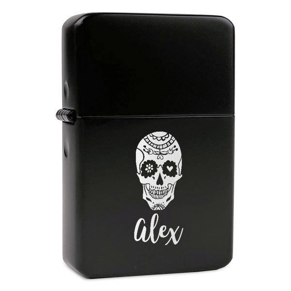 Custom Sugar Skulls & Flowers Windproof Lighter (Personalized)