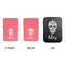 Sugar Skulls & Flowers Windproof Lighters - Pink, Double Sided, w Lid - APPROVAL