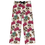 Sugar Skulls & Flowers Womens Pajama Pants - XS