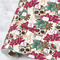 Sugar Skulls & Flowers Wrapping Paper Roll - Large - Main