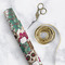 Sugar Skulls & Flowers Wrapping Paper Roll - Matte - In Context
