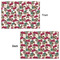 Sugar Skulls & Flowers Wrapping Paper Sheet - Double Sided - Front & Back