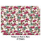 Sugar Skulls & Flowers Wrapping Paper Sheet - Double Sided - Front