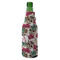 Sugar Skulls & Flowers Zipper Bottle Cooler - ANGLE (bottle)
