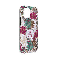 Sugar Skulls & Flowers iPhone Case - Rubber Lined - iPhone 13 Mini (Personalized)