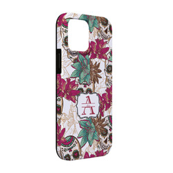 Sugar Skulls & Flowers iPhone Case - Rubber Lined - iPhone 13 Pro (Personalized)