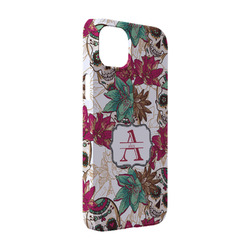 Sugar Skulls & Flowers iPhone Case - Plastic - iPhone 14 (Personalized)