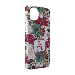 Sugar Skulls & Flowers iPhone Case - Plastic - iPhone 14 Pro (Personalized)