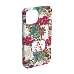 Sugar Skulls & Flowers iPhone Case - Plastic - iPhone 15 Pro (Personalized)