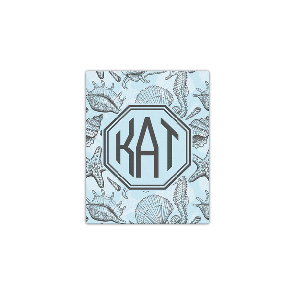 Sea-blue Seashells 11x14 - Canvas Print - Front View