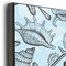 Sea-blue Seashells 11x14 Wood Print - Closeup