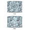 Sea-blue Seashells 12" Drum Lampshade - APPROVAL (Fabric)