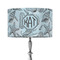 Sea-blue Seashells 12" Drum Lamp Shade - Fabric (Personalized)