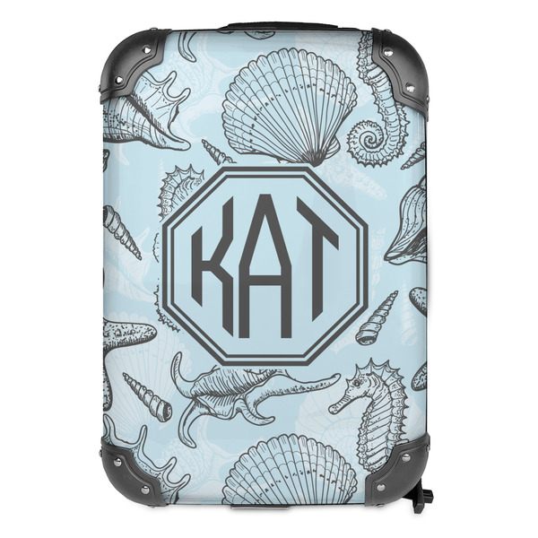 Sea-blue Seashells 13" Hard Shell Backpacks - FRONT