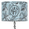 Sea-blue Seashells 16" Drum Lamp Shade - Fabric (Personalized)