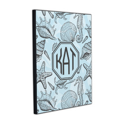 Sea-blue Seashells Wood Prints (Personalized)