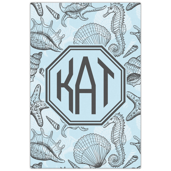 Sea-blue Seashells 20x30 - Canvas Print - Front View