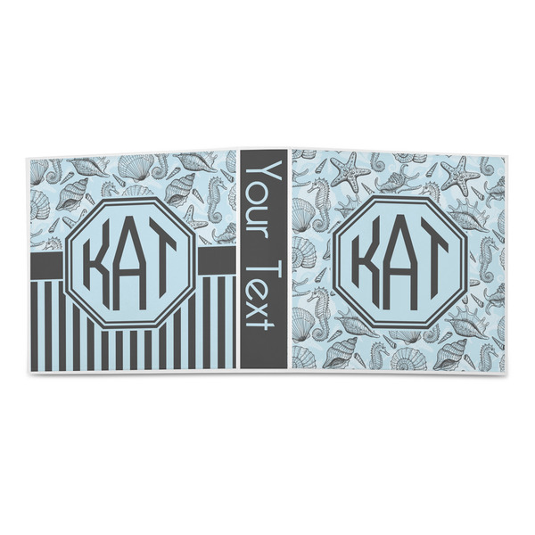 Sea-blue Seashells 3-Ring Binder Approval- 2in