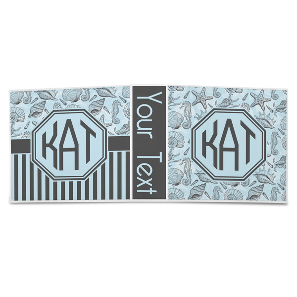 Sea-blue Seashells 3-Ring Binder Approval- 3in