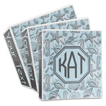 Sea-blue Seashells 3-Ring Binder (Personalized)