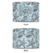 Sea-blue Seashells 8" Drum Lampshade - APPROVAL (Fabric)