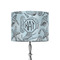 Sea-blue Seashells 8" Drum Lamp Shade - Fabric (Personalized)
