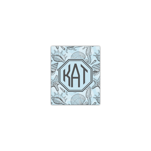 Custom Sea-blue Seashells Canvas Print - 8x10 (Personalized)