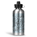 Sea-blue Seashells Water Bottles - 20 oz - Aluminum (Personalized)