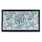 Sea-blue Seashells Bar Mat - Small (Personalized)
