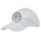 Sea-blue Seashells Baseball Cap - White (Personalized)