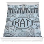 Sea-blue Seashells Comforters (Personalized)