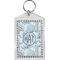 Sea-blue Seashells Bling Keychain (Personalized)