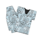 Sea-blue Seashells Bottle Cooler (Personalized)