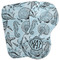 Sea-blue Seashells Burp Cloth (Personalized)